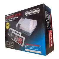 CoolBaby Mini Video Game Console Built-in 620 Retro NES Family TV Games with Two Handheld Joysticks